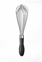hand Polished stainless steel wires #1050058 73 KITCHEN TOOLS Silicone Whisk 11" Balloon Whisk Silicone wires are perfect for whisking, blending