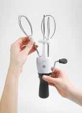 comfortable, non-slip handle #74491 #74391 Egg Beater 74 KITCHEN TOOLS Perfect for eggs, light batters, whipped cream and more Smoothly rotating gears are enclosed for protection and