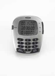 Batteries included Magnetic Digital Timer Includes clock and 12-hour timer functions Straightforward buttons make switching between