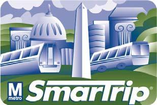 Paying your fare with a SmarTrip card costs less than paying with cash (20 on Metrobus and $1 on Metrorail). Store up to $300 in value on your card.