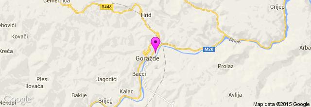 Goražde The town of Goražde is located in the