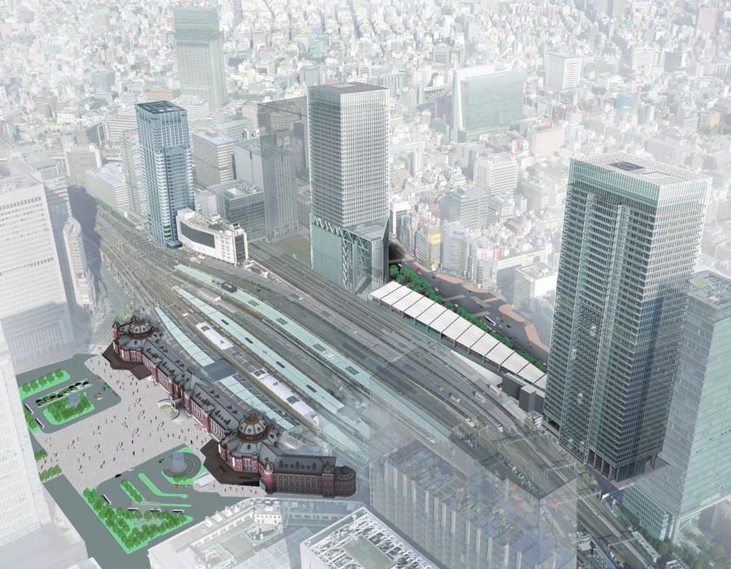 Review of operations transportation non-transportation Shopping Centers & Office Buildings Review of Operations Concept illustration of Tokyo Station City overview 300 250 200 150 100 Business