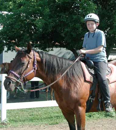 Instructors are trained in horsemanship and carefully match the experience level of the child with an appropriate horse. Instruction is provided at the staging area and on the horses.