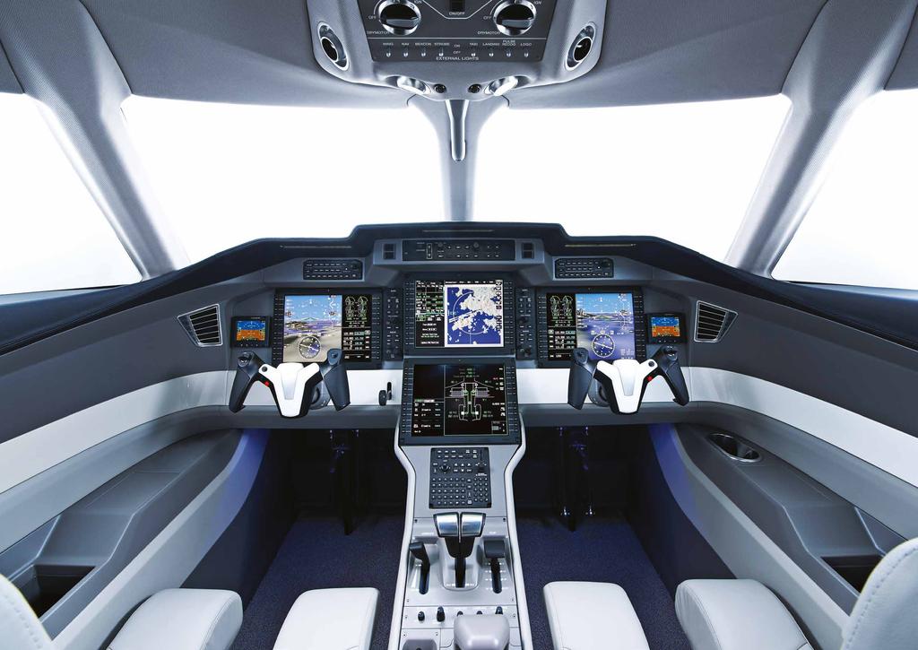 AVIONICS AND POWERPLANT DESIGNED FOR 45,000 FEET AND TWO HANDS All Pilatus