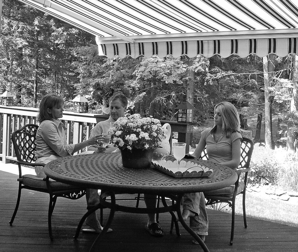 Retractable Awning Installation & Operation Manual TABLE OF CONTENT 1. Introduction... page 3 2. Basic Tools Required... page 4 3.