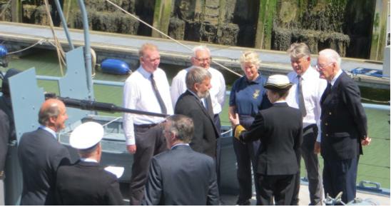 From the start, the whole event was very informal with HRH telling stories of her own boat and taking a keen interest in both Medusa and crew.