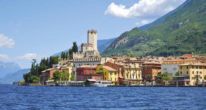 Lake Garda with Verona & the Dolomites When mountains wrap blue waters 6 days from only 249,- Malcesine The following programme represents our suggestion for a great tour.
