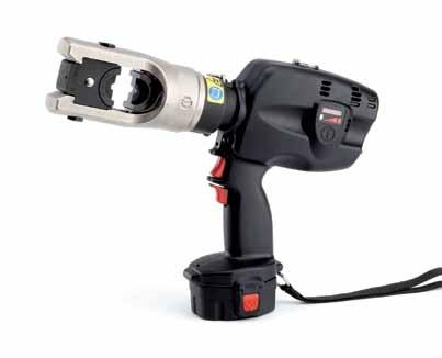 Battery Powered Crimpers - 13 Tonne Battery Powered Crimpers - 13 Tonne Pistol grip STYLE B135-C & B135-UC Battery Powered Hydraulic Crimping Tools The B135 - C Hydraulic Crimping Tool is a