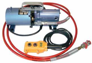It is small and light weight, but produces a full 700 bar (10,000 psi) pressure and has sufficient oil volume to power all CABAC crimp heads and cutters.