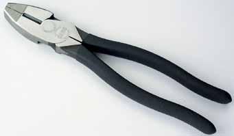 grips Cuts nails and screws Cuts steel wire Professional Electricians Combo Pliers/Cutter The EVP220 is a high quality pair of pliers with a precision conductor cutter and a 2.5-6mm 2 crimp die.