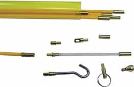 Push Pull Rods, Heavy Duty Fish Tapes & Lube Cablepro Professional Push Pull Cable Rod Set (Rod Type Fish Tape ) The FTR6 is a set of flexible cable pulling rods consisting of six 1 meter long by 6.
