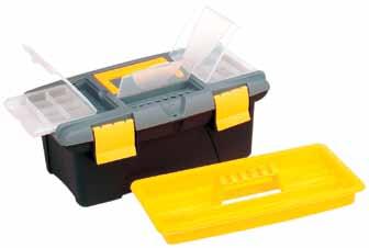 0 Storage Boxes Large Plastic Storage Box - 19 Compartments The TBORG is a handy storage box with 19 storage compartments that are loose, and can be swapped into a different position.