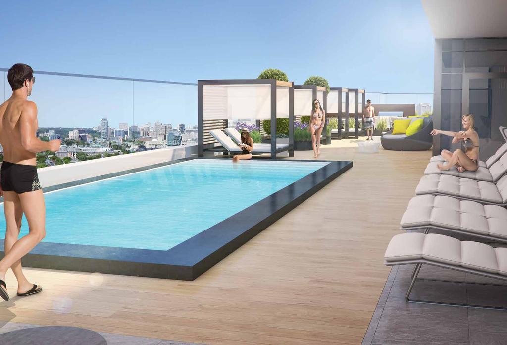 THE SKY IS THE LIMIT You don t need to be a member at an exclusive club to enjoy an outdoor pool when you live at 330 Richmond.