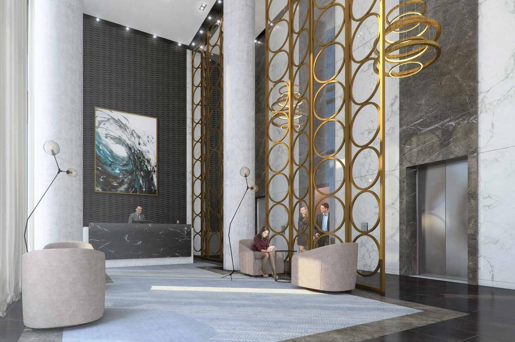 Beauty comes from within When one enters the Lobby at 330 Richmond, it is like stepping into a different world.