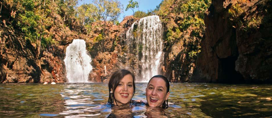 4 Litchfield National Park Waterfalls Full day Florence Falls $185 adult $93 child Code: D5 Departs: Daily 7.15am from Darwin (earlier from your hotel see back cover) Returns: 6.
