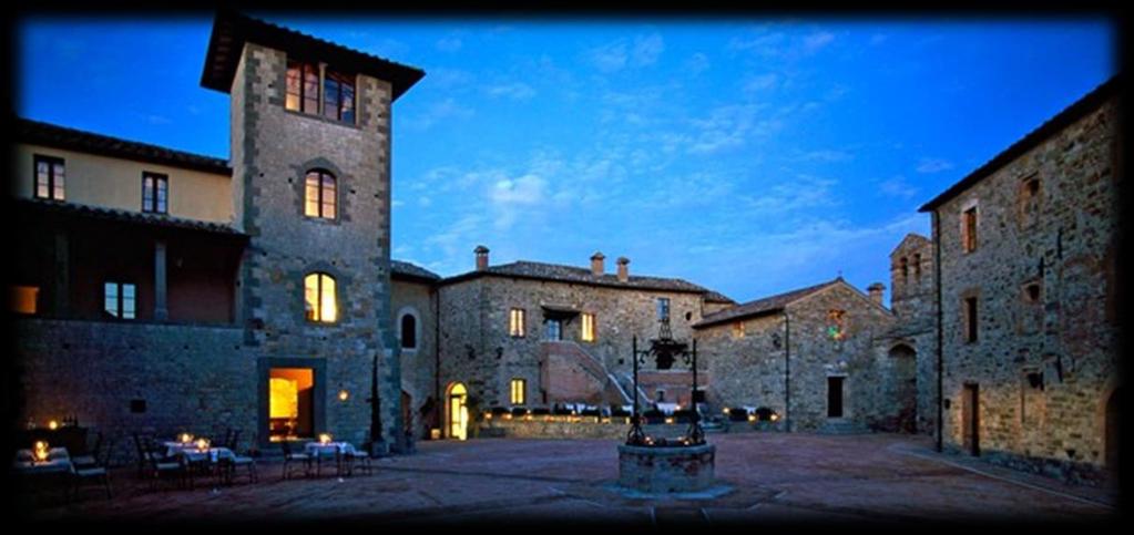 DAY 2 Departure by Ferrari to Siena Afternoon Evening Arrival at Castel Monastero and check-in 20.