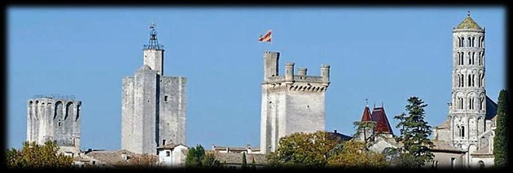 The Uzès skyline 2018 prices: Per person in a double or twin-bedded room: 890.00 Pounds Sterling# or 990.