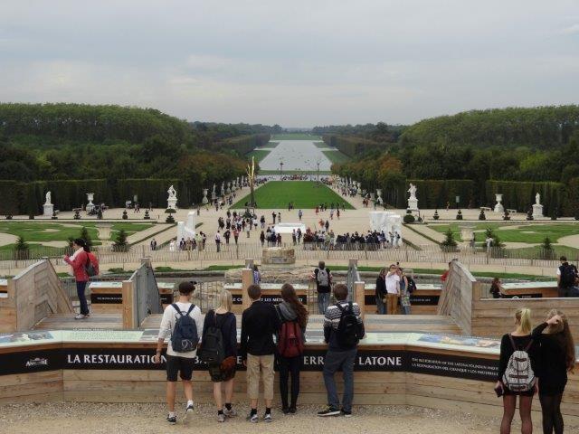 We had an excursion to the Palace of Versailles.
