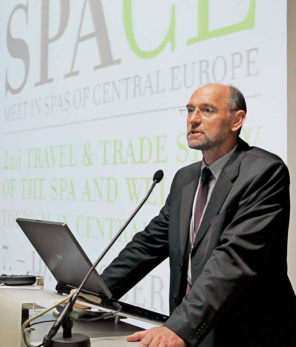 Iztok Altbauer, the Director of the Slovenian Spas Association Water, mud, brine, peat and