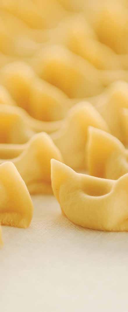 Idrija žlikrofi These are small pasta pockets or dumplings cooked in water and stuffed with potato, onion, minced lard or smoked bacon, herbs and spices, which originated in the old mining town of