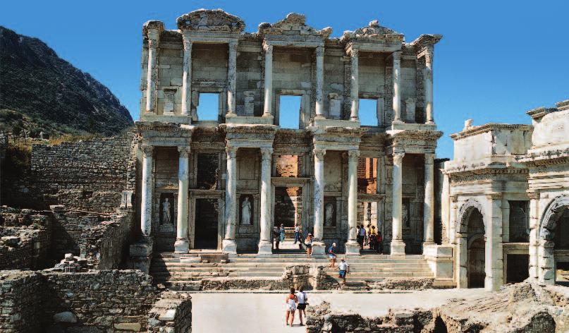 The spectacular ruins at Ephesus, which we visit on Day 7.