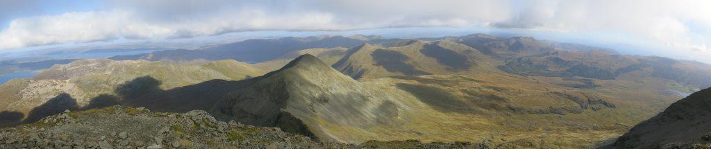 Key attributes and qualities of the wild land area A landscape which is well defined where the dominant Munro of Ben More accentuates the rugged and remote interior The most prominent foci of this