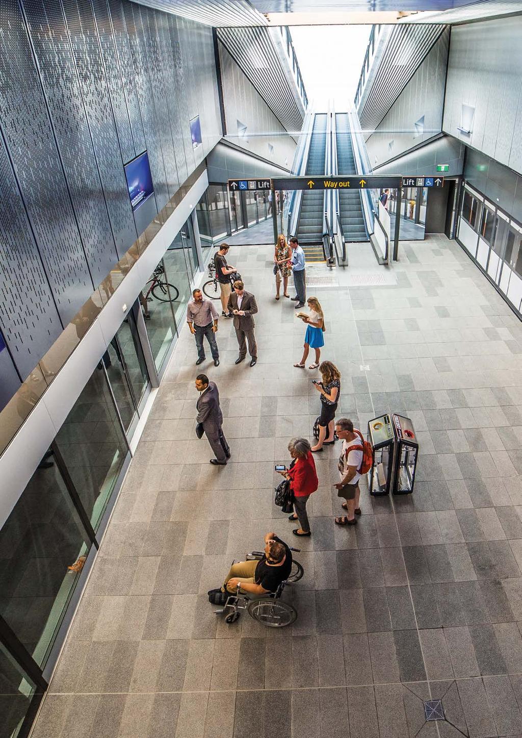 It links Rouse Hill in the North West to Chatswood with 13 metro stations and 4000 commuter car spaces.