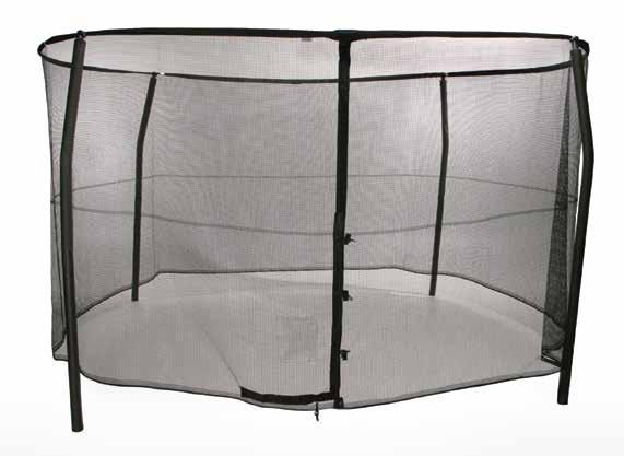 ENCLOSURES Sit & Clip Enclosure Features: - Patented G3/G4 poles for easy assemble - Creates a fun jumping environment without limiting visibility - Dual closure entry with zipper