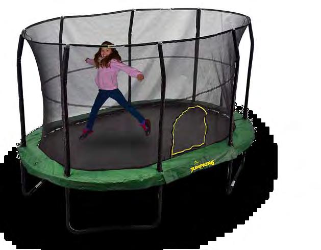 TRAMPOLINES Trampoline Features: - 60 pcs of 5.