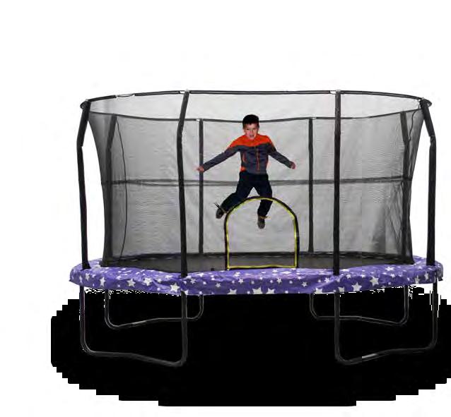 Enclosure Features: - Creates a Fun Jumping Environment without Limiting Visibility - Dual Closure Entry with Zipper and Buckles - Foam Padded Frame Poles