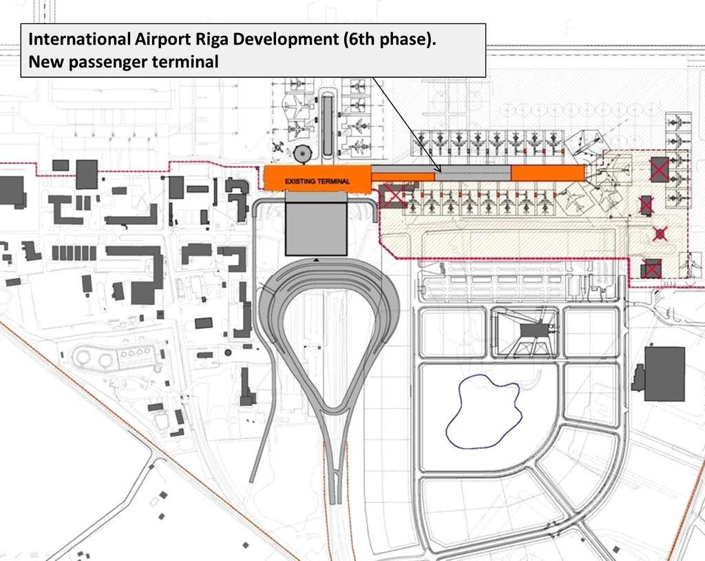 Fig. 7: New Passenger Terminal Development at Riga Airport 3.1.