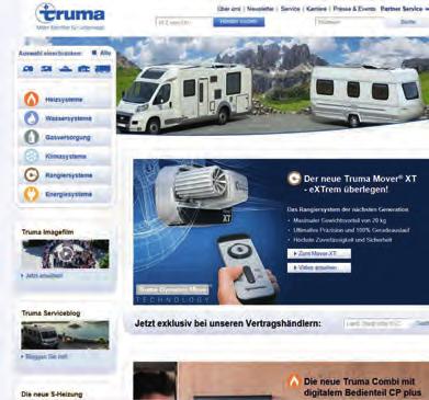 Website, newsletter, social networks, service blog Truma online - many paths lead to our customers