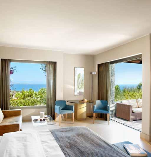 luxury resort in Crete enjoys an exclusive elegant and serene location.