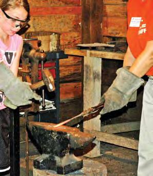 blacksmithing pioneer games wood
