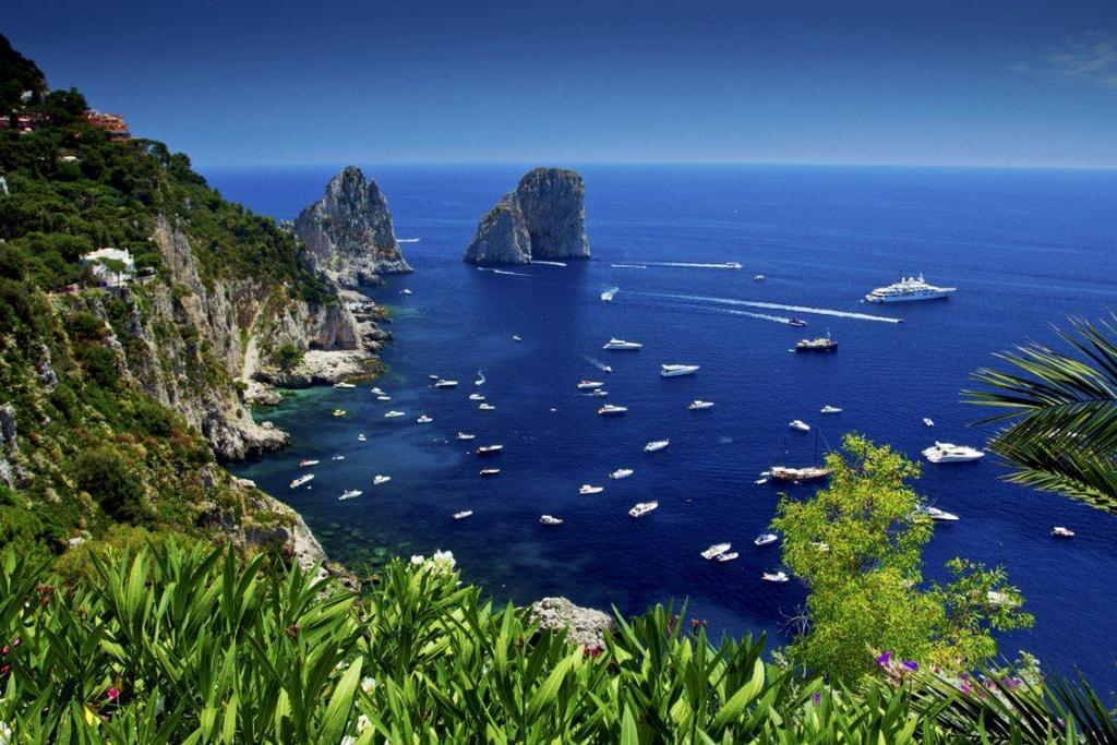 DAY 2- CAPRI FULL DAY TOUR B Today the guests may visit one of the most famous islands in the world.