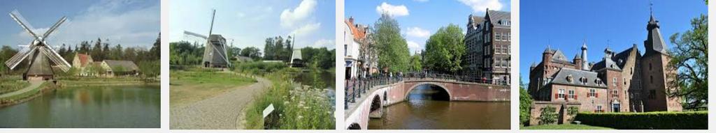 The Historic Holland Tour will take you through the central region of the Netherlands, a region shaped over millennia by the numerous rivers and streams that crisscross the area.