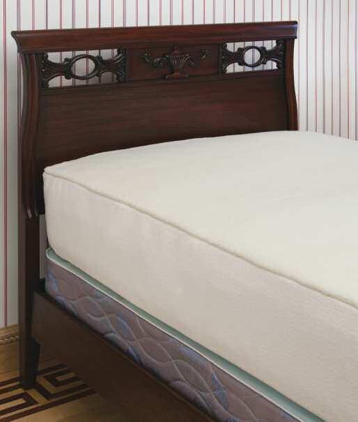 5-inch thick Multi-zoned Wellness Mattress can be used as an overlay or with a 4-inch thick honeycomb foundation as a complete mattress on any bed frame.