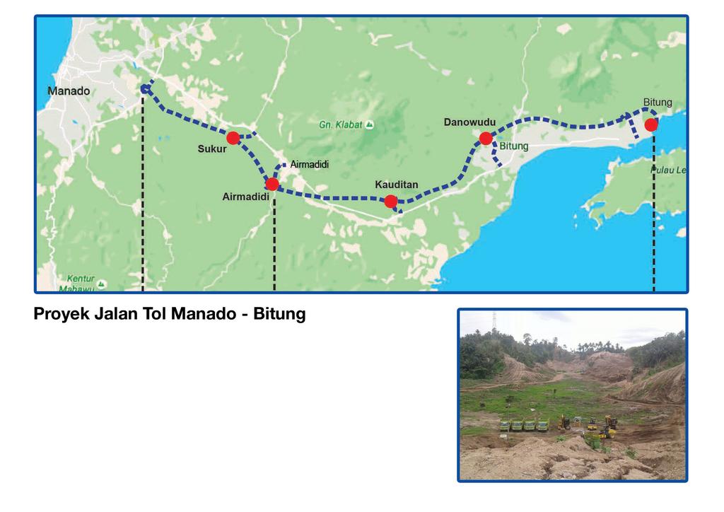 60% Progress Land AcquisiAon: 94.82% Manado-Bitung (39.