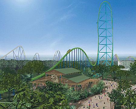 Great Adventure Packet 11 KONQUERING KINGDA KA Kingda Ka is the tallest and fastest rollercoaster in the world, rising to a height d) of What 456 feet multiple and obtaining is this acceleration a