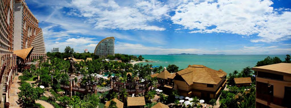 LOCATION The resort is located less than two hours drive from Bangkok and is tucked into picturesque Wong Amat Bay on the Gulf of