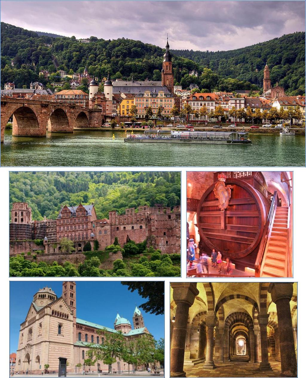 Day 6, Tuesday, October 2: Speyer Excursion to Heidelberg Enjoy a leisurely morning in Speyer, one of Germany s oldest cities, and explore the town at your own pace.