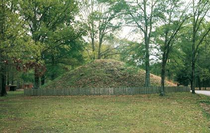 Much of the site has been obscured by agriculture and the development of the town of Marksville, but the Marksville State Historic Site includes the largest embankment and six mounds.