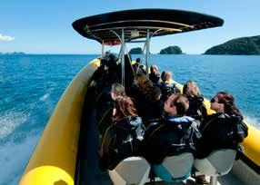Bay. Includes: Experience the open air thrill of a rigid-hulled inflatable built for comfort and safety in the open ocean with padded seats