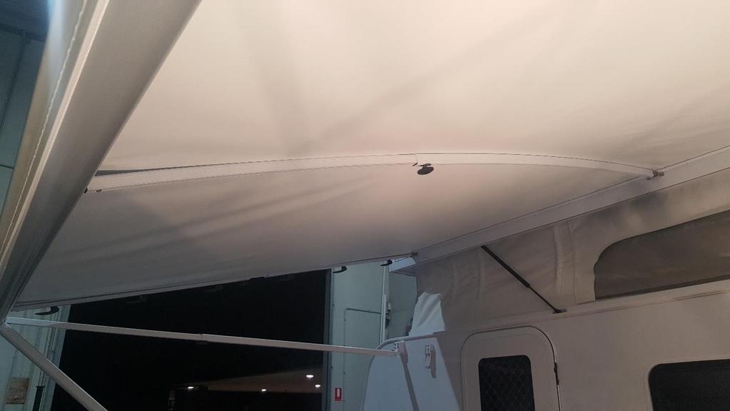 Step 19 Now you can enjoy you awning rolled out and not need to worry about wind damage. If you have any questions please don t hesitate to contact us at caravanmods.