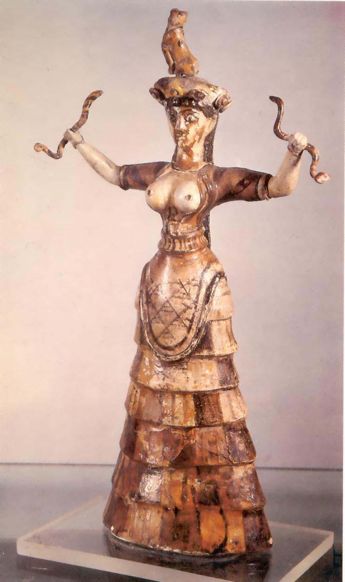 Sculpture 4 The religious life of Minoan Crete is even harder to define than the political or social order.