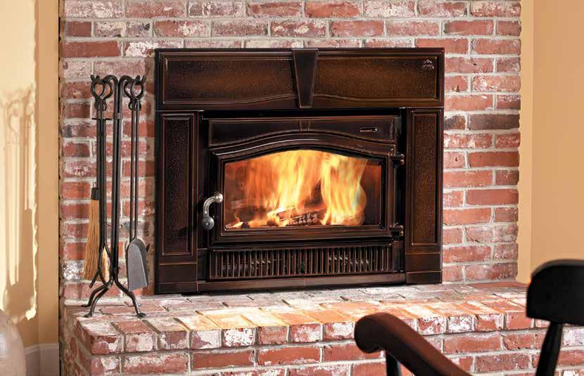 08 ft 3 WEIGHT APPROX: 550 lbs MINIMUM FIREPLACE DIMENSIONS (W x H x D) 33 x 23 3/4 x 18 37 X 16 ACCESSORIES: Steel wide trim surround, trimable steel surround, and stove gloves Jøtul C 550 Rockland