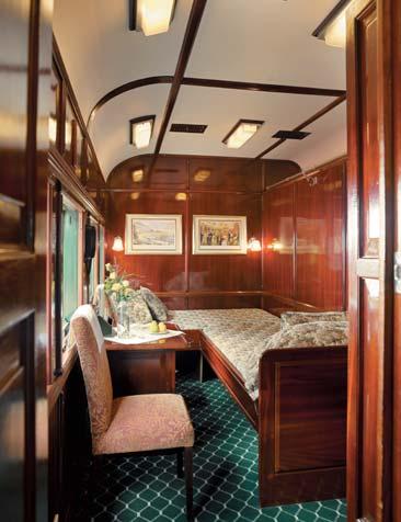 The Pullman Suites (±7 sq metres/±76 sq feet) are equipped with a comfortable sofa-seat during the day with a conversion to double or twin beds for the evening, and also have an en-suite