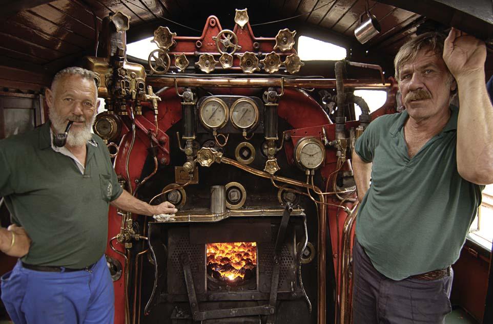 F ULL S TEAM A HEAD SEVEN SUPERBLY RECONDITIONED LOCOMOTIVES ARE THE SOUL OF ROVOS RAIL AND A SIGHT TO GLADDEN THE HEART OF ANY RAIL ENTHUSIAST There s a story behind the acquisition and restoration