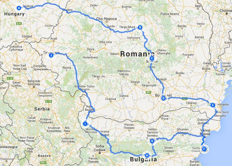 PRICE Romania and Bulgaria TOUR DEPOSIT 400 Motorhome with 2 people - 1,995 per person Motorhome with 1 person - 2,499 INCLUDED IN PRICE 28 Campsite nights with hook-up 1 night parking at winery