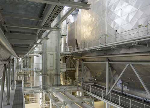 ADVANCED TECHNOLOGY AND ENVIRONMENTAL IMPACT LOCATION The cantonal waste-to-energy plant in Giubiasco has revolutionized